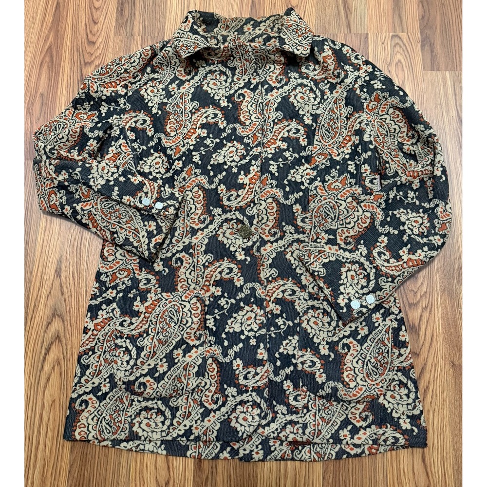 Mark III Ltd Jacket Womens 16 Vintage 60s 70s Tapestry Paisley Boho